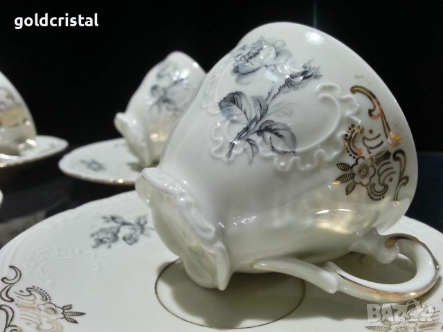 старинен порцелан чашка чинийка за кафе , снимка 8 - Антикварни и старинни предмети - 52907495