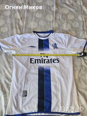 Челси Ретро Тениска Umbro XL, снимка 9 - Тениски - 55768339