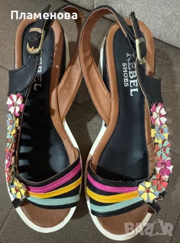 Дамски летни сандали - 37/38 номер, снимка 5 - Сандали - 49337629