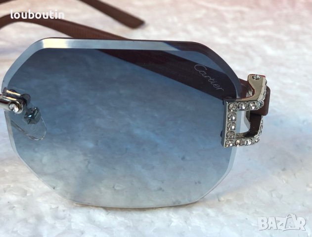 -35% Разпродажба Cartier 2022 прозрачни дамски слънчеви очила Осмоъгълник с камъни, снимка 9 - Слънчеви и диоптрични очила - 38809240