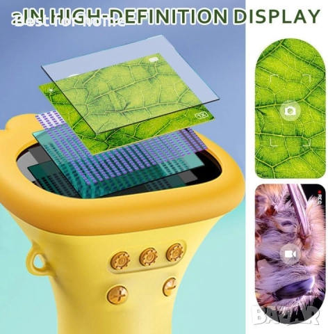 1000x цифров микроскопи за деца, 2-инчов екран  и копче за регулиране, снимка 2 - Образователни игри - 52774696