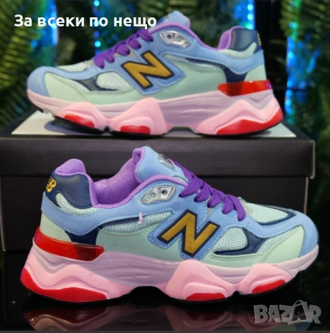 New Balance 9060 Цветни Дамски Маратонки С Кутия👟Дамски Спортни Обувки Код S75, снимка 2 - Маратонки - 52408877