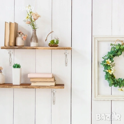 Държачи за рафт за стена ВИНТИДЖ, АНТИЧНИ Relaxdays, снимка 5 - Други - 53755288