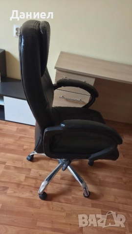 Кожен офис стол , снимка 2 - Столове - 51937773