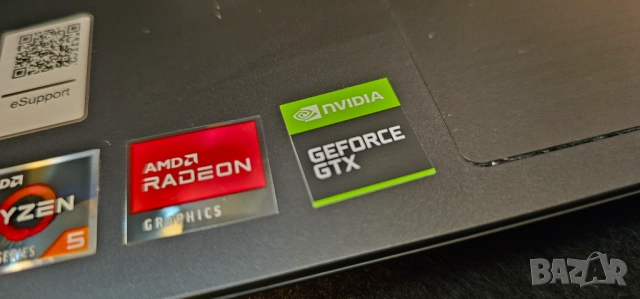 Лаптоп Lenovo AMD Ryzen 7 NVIDIA GeForce GTX 1650 RAM: 32 GB, SSD 2 TB, снимка 2 - Лаптопи за игри - 53071861