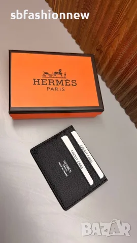 Hermes визитник естествена кожа в кутия, снимка 3 - Други - 55771673