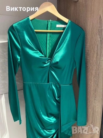 Бутикова рокля ,червена рокля Zara, снимка 10 - Рокли - 53057165