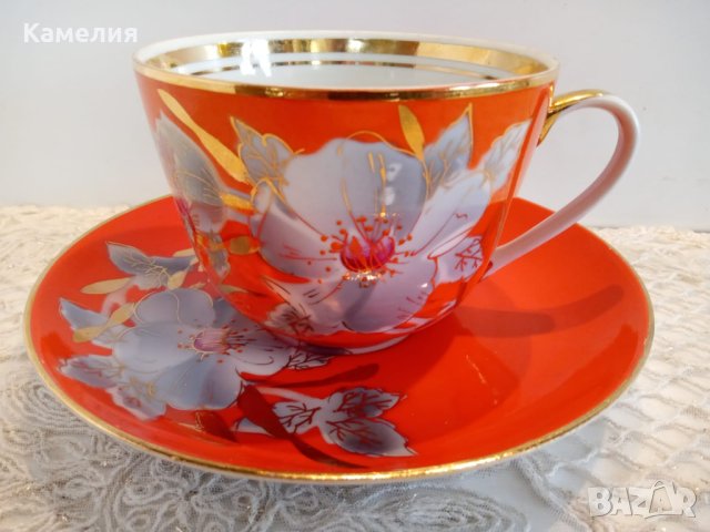 Руски порцелан , снимка 8 - Чаши - 40527883