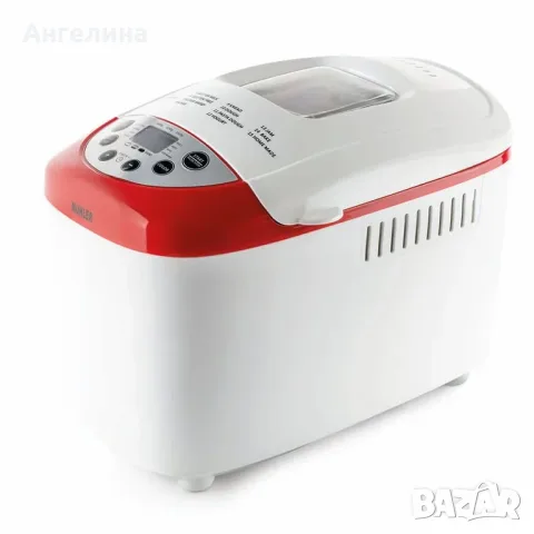 Хлебопекарна Muhler MBM-1502, бял-червен, две бъркалки, снимка 6 - Хлебопекарни - 56115855