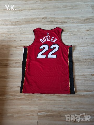 Оригинален мъжки потник Jordan Dri-Fit x Miami Heat NBA x Butler, снимка 3 - Други - 41954445