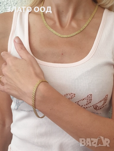 Сетове  ТЕНИС от бяло или жълто ЗЛАТО 14К, снимка 7 - Колиета, медальони, синджири - 52226032