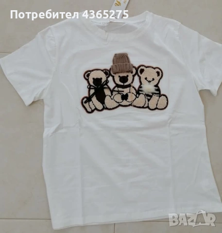 Блузки с 3D мечта, много хубава материя 🌸 💕S M L XL ❤️, снимка 3 - Тениски - 53682373