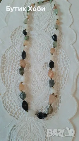 Винтидж гердан от естествен ахат , снимка 3 - Антикварни и старинни предмети - 50132936