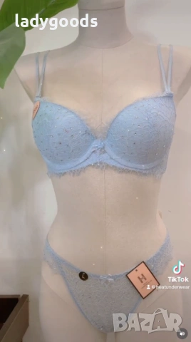 Комплект от сутиен и бикина.Модел 016., снимка 5 - Бельо - 53698249