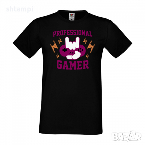 Мъжка тениска Professional Gamer, снимка 2 - Тениски - 36193357