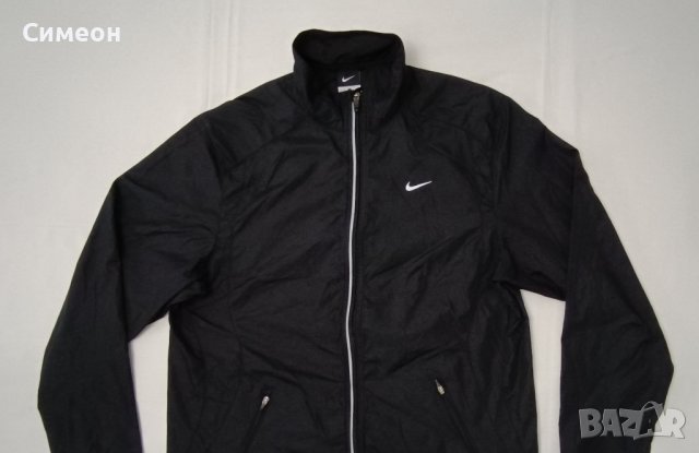 Nike Microfibre Jacket оригинално яке M Найк спорт ветровка, снимка 2 - Спортни дрехи, екипи - 42479476