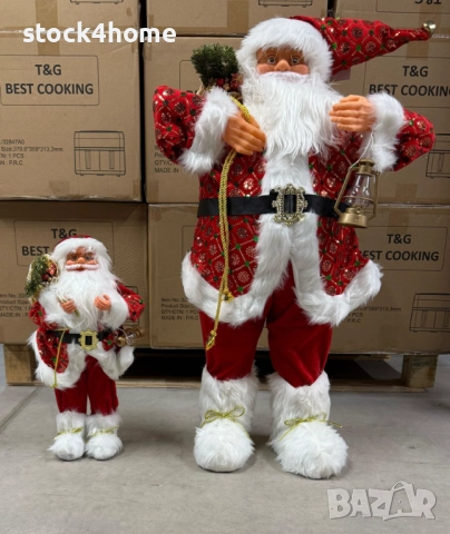 Симпатичен голям Дядо Коледа в различни варианти, Дядо коледа играчка, снимка 3 - Декорация за дома - 52467077