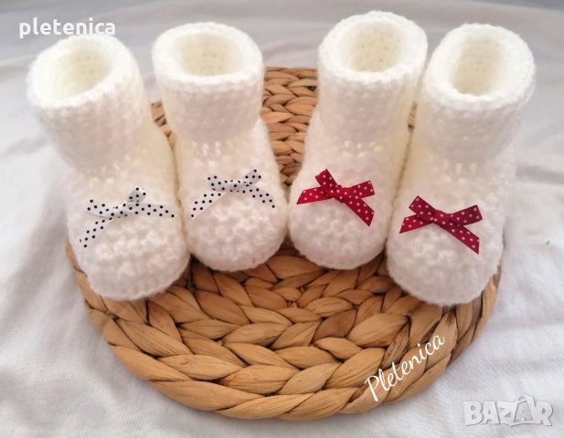 Чаровни бебешки терлички Ръчна изработка