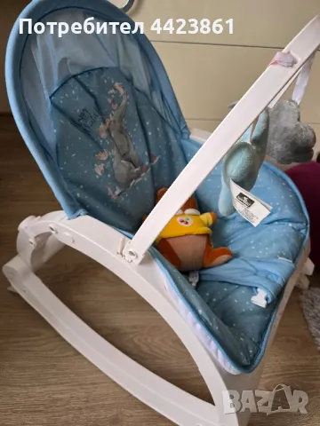 Продава се бебешки музикален шезлонг - люлка Lorelli , снимка 2 - Комплекти за бебе - 49639557