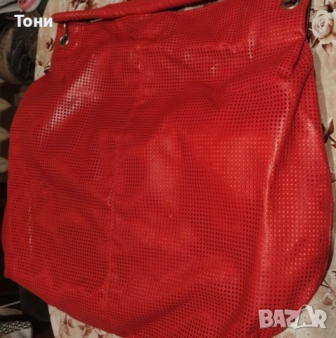 Нова Кожена Дамска Голяма Чанта, снимка 4 - Чанти - 53686311