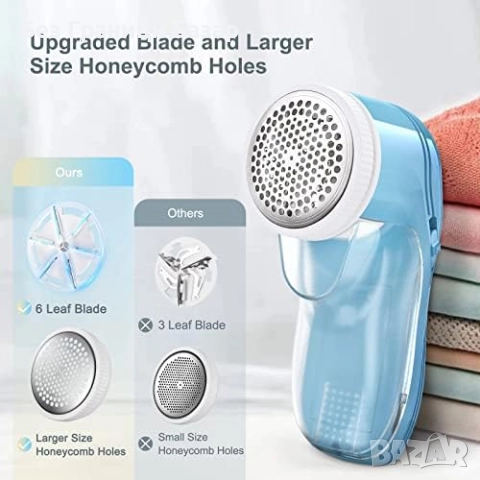 Нов Мощен електрически уред за почистване на дрехи от мъх и топчета, снимка 6 - Други стоки за дома - 52158125