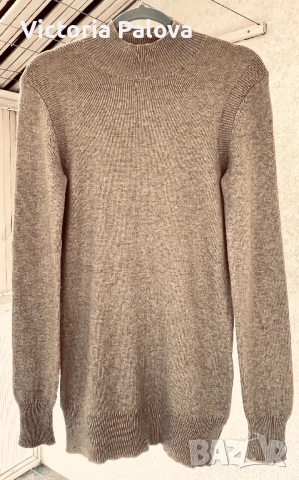 Премиум пуловер с половин яка CLOSED с кашмир, снимка 2 - Блузи с дълъг ръкав и пуловери - 53713477