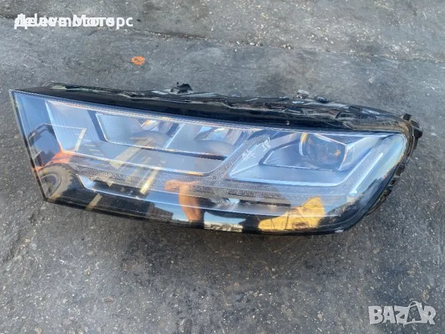 Ляв фар 4M0941033 Full Led за Audi Q7 2015-19 г., от автомобил с лява дирекция. Цената е за необоруд, снимка 2 - Части - 56240316