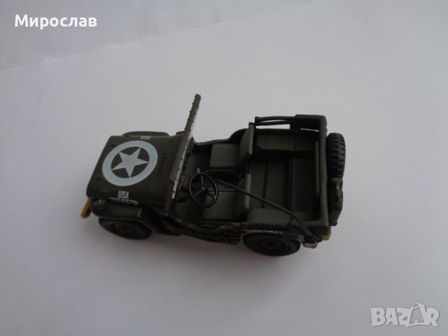  VICTORIA 1/43 JEEP WILLYS ИГРАЧКА КОЛИЧКА ВОЕНЕН МОДЕЛ ДЖИП, снимка 6 - Колекции - 44349866
