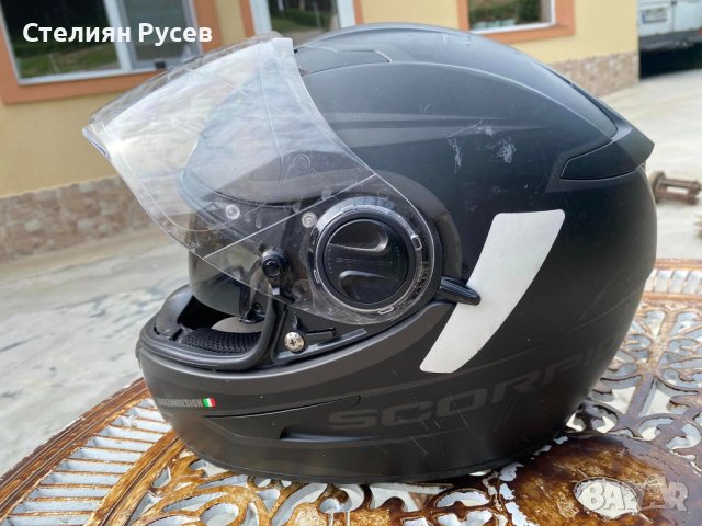 franzandesign scorpio helmet Italia каска за мотоциклет / мотор OPEN face с очила   -цена 100 лв - с, снимка 12 - Аксесоари и консумативи - 40730736