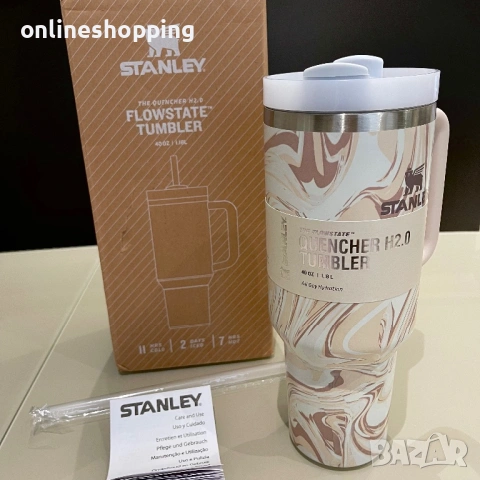**НОВИ** Термо чаши Stanley Quencher H2.0 FlowState Tumbler 1.18L, снимка 7 - Чаши - 53286723
