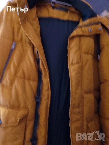 Продавам мъжко зимно яке с качулка Zara Man, снимка 6 - Якета - 53130933