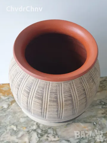 41см-5кг Havelland керамична ваза/голяма стара немска декоративна ваза, снимка 5 - Вази - 48787746