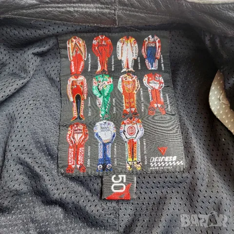 дамско Dainese кожено яке размер 50 с протектори рамене и лакти , снимка 7 - Якета - 49679587