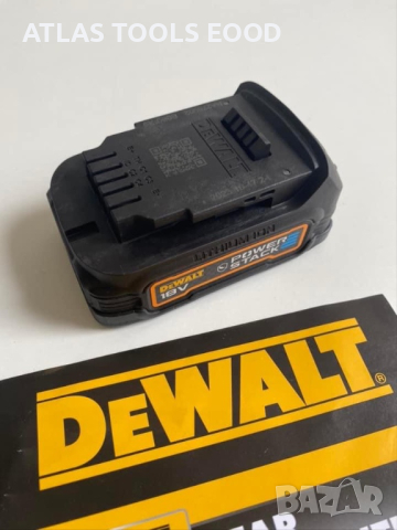 Акумулаторна батерия DeWALT McLaren Powerstack DCBP034 18V 1.7 Ah XR Li-Ion , снимка 6 - Други инструменти - 44810515
