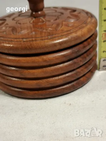 дърворезбована дървена кутия за бижута    23/2, снимка 6 - Декорация за дома - 48184260