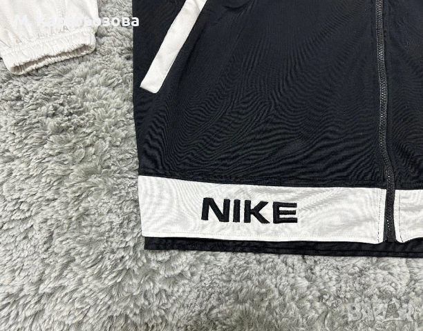 Мъжко винтидж Nike full-zip track jacket, Размер XXL, снимка 4 - Спортни дрехи, екипи - 53586640