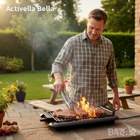 Електрическа скара Schäfer – бързо и чисто готвене у дома и навън, 1500W, снимка 3 - Скари - 53267215