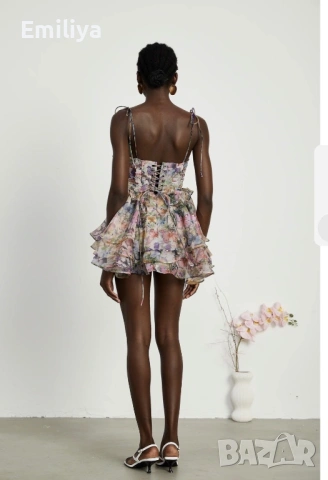 Лятна рокличка с пеперуди, снимка 3 - Рокли - 53732180