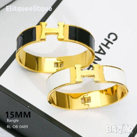 гривни от висококачествена стомана hermes chanel louis vuitton , снимка 2 - Гривни - 52185521