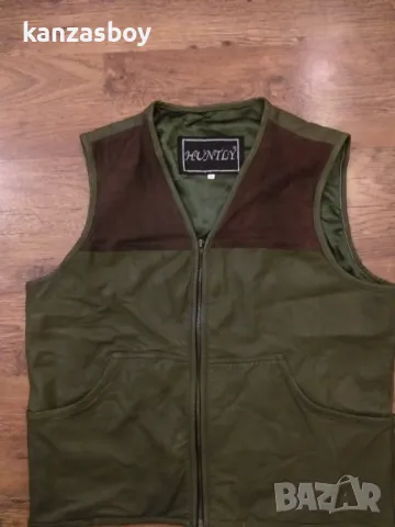huntly mens lether vest - естествена кожа мъжки ловен елек 2ХЛ, снимка 5 - Други - 48436238