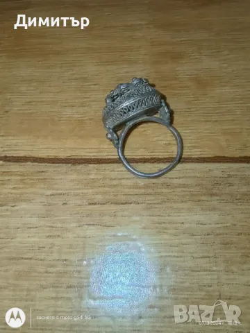 Пръстен и гривна филигрин, снимка 2 - Антикварни и старинни предмети - 48261791