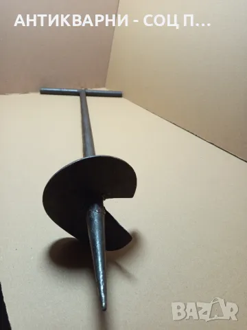Стар Ръчно Изработен Инструмент За Правене На Дупки Свредло., снимка 8 - Антикварни и старинни предмети - 50038365