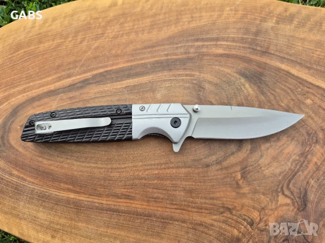 Сгъваем джобен нож с дървена дръжка СМ133, снимка 2 - Ножове - 51406529