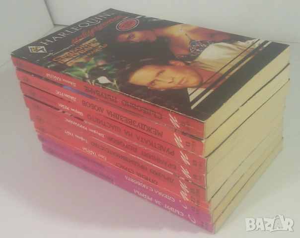 Лот 8 любовни романа на Harlequin от 1993 и 1994
