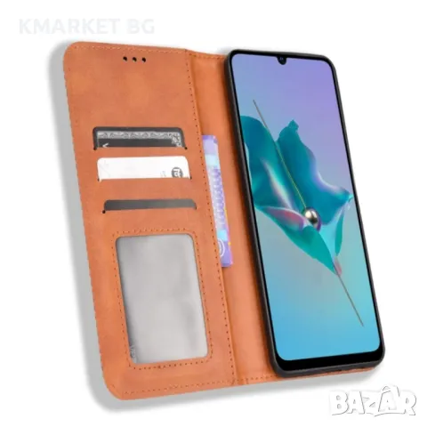 ZTE Blade V40 Vita Magnetic Wallet Калъф и Протектор, снимка 6 - Калъфи, кейсове - 48626151