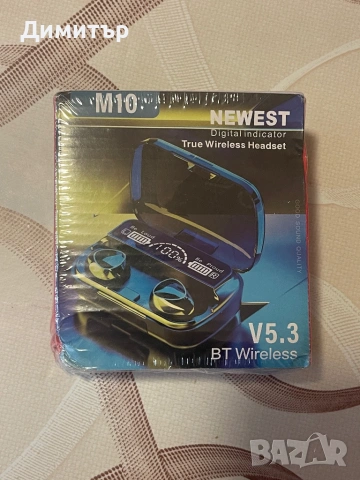 Безжични блутуут слушалки с дисплей M10, снимка 4 - Bluetooth слушалки - 53396792