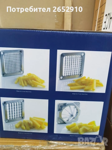 Професионална електрическа картофорезачка за автоматично рязане до 350кг/ч. ТОП Цена 2499лв/1277,72€, снимка 12 - Обзавеждане на кухня - 40188822