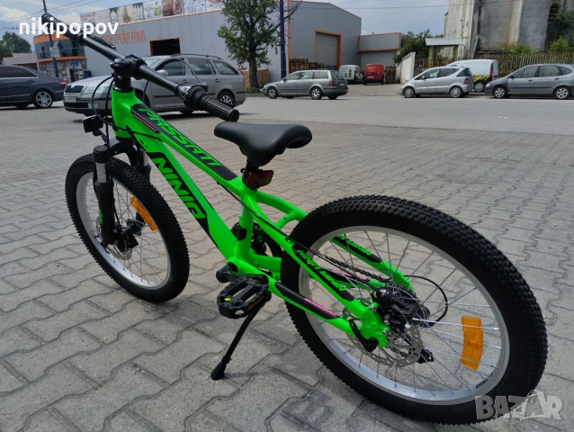 PASSATI Алуминиев велосипед 20" NINJA зелен, снимка 9 - Велосипеди - 53560056