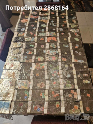 Много стари пощенски марки 