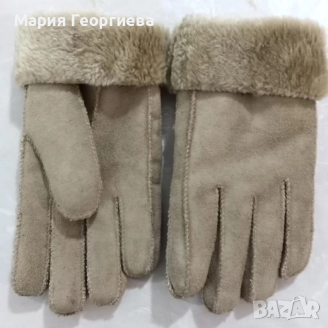 дамски ръкавици, шапка, терлици, снимка 5 - Ръкавици - 52494538